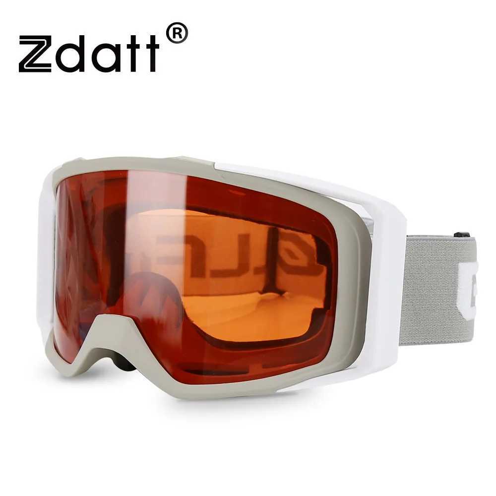 2021 Zdatt Motocross MX Womens Adjustable Shoulder Strap Transparent Lens Anti Fog UV Dust Bicycle Ski Goggles CL241010