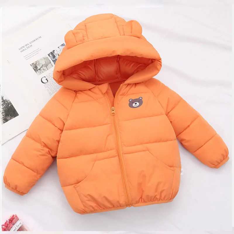 Down Coat Better Versatile Winter Jackets for Boys and Girls Sweet Cartoon Printed Hoodies Warm Jackets for 0-7 Year Old Baby Fashion Childrens Clothi