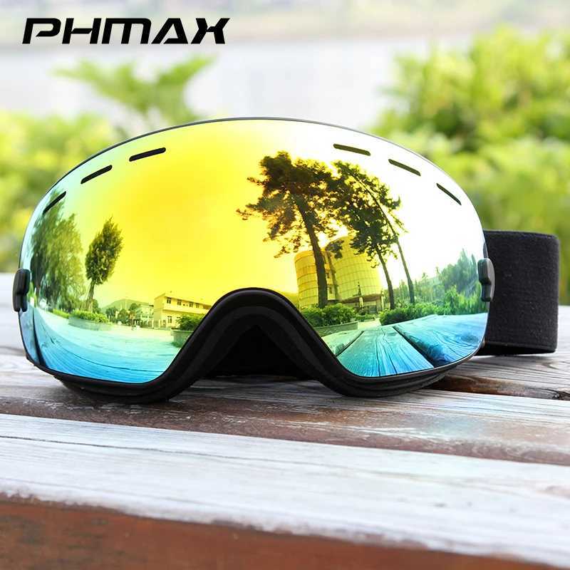 PHMAX skiing goggles for men winter cycling goggles for women outdoor skiing sunglasses UV400 double-layer lenses CL241010