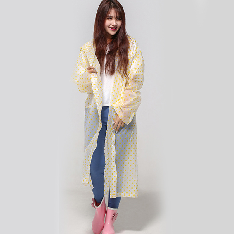 Adult raincoat is simple, fashionable and easy to handle various occasions