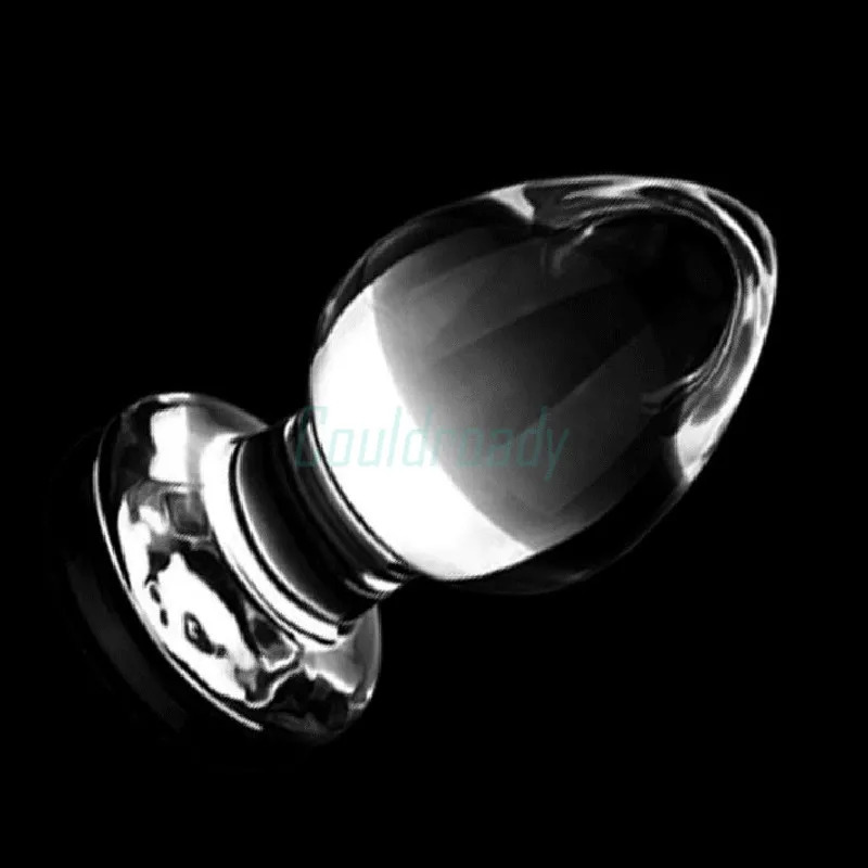 Large Crystal Butt Plug Vagina Ball Big Glass Anal Dildo Bead Adult Sex Toys for Women Men Gay Masturbator 240914