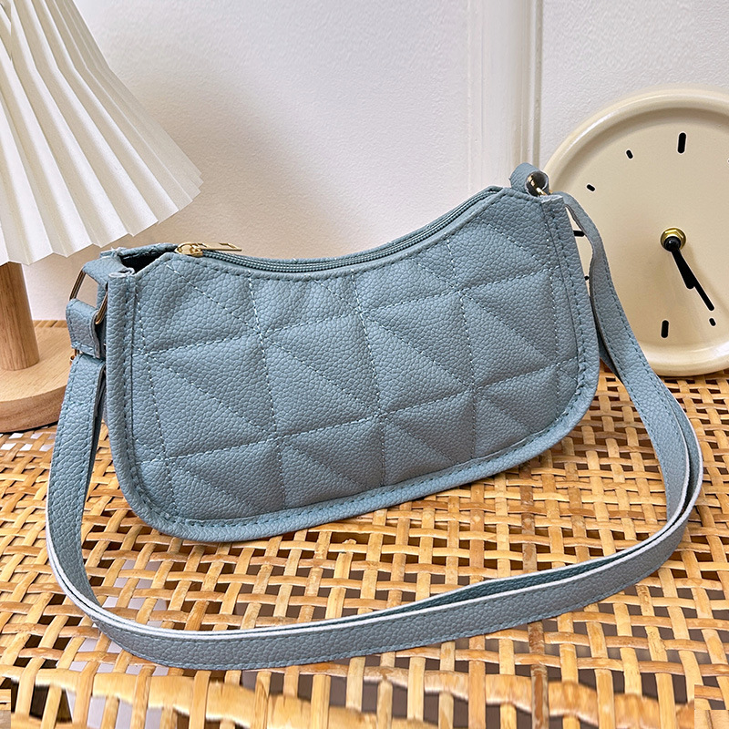 designer Lady Luxury outdoor shoulder bag fashion womens wallet cross body bags classic grid small square bags zipper design tote bag CRD2410103