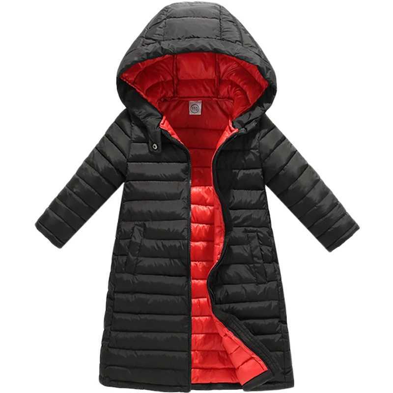 Down Coat Autumn and winter mens jackets girls clothing cotton padded hooded jackets outerwear childrens clothing Parkas soft and thin H241010