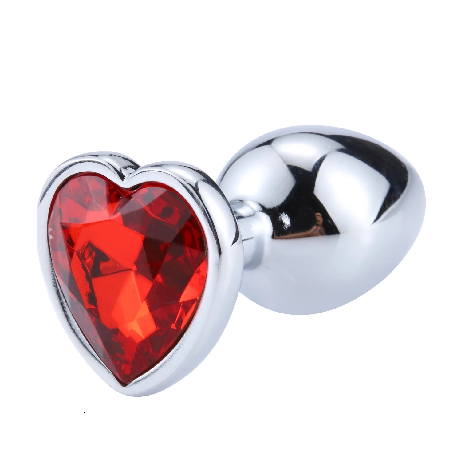 Small Butt Plug Anal Sex Toys Heart Shape Metal Stainless Smooth Sexy Toys For Women Adult Butt plug Stainless Steel Anal Plug 241010