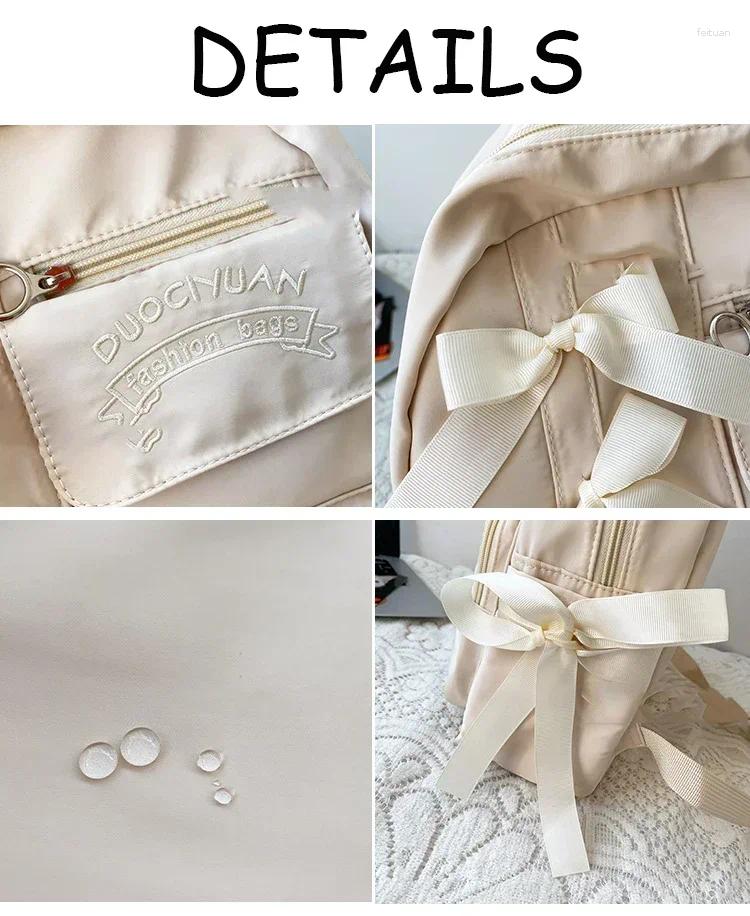 2025 NEW School Bags Backpack Fresh And Sweet Middle Schoolbag High Capacity Korean Junior Student Girl zhanyishengli