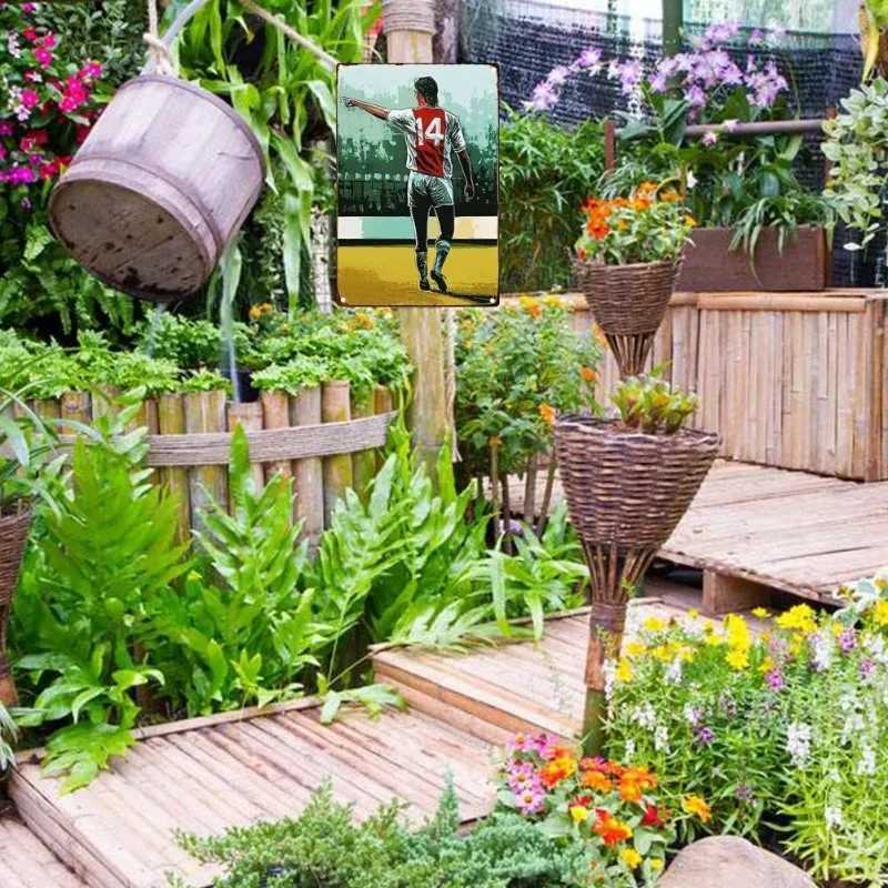 Metal Tin Poster Football Sport Retro Metal Tin Sign Plaque Poster for Bar Club Wall Decor Retro Home Vintage Wall Plate PendantXJ241010