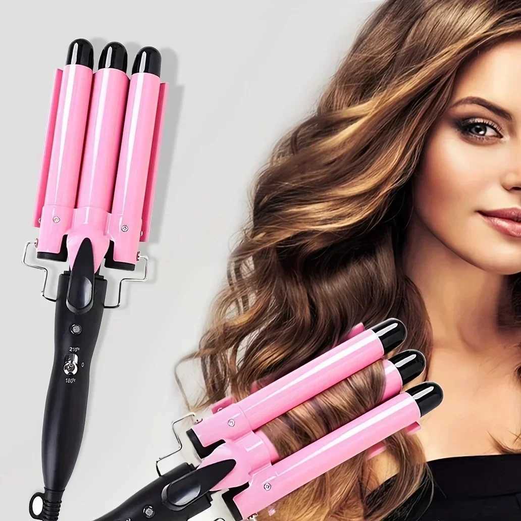 Professional Hair Curling Iron Ceramic Triple Barrel Hair-Curler Irons Hair Wave Waver Styling Tools Hair Styler Wand for WomanXJ241010