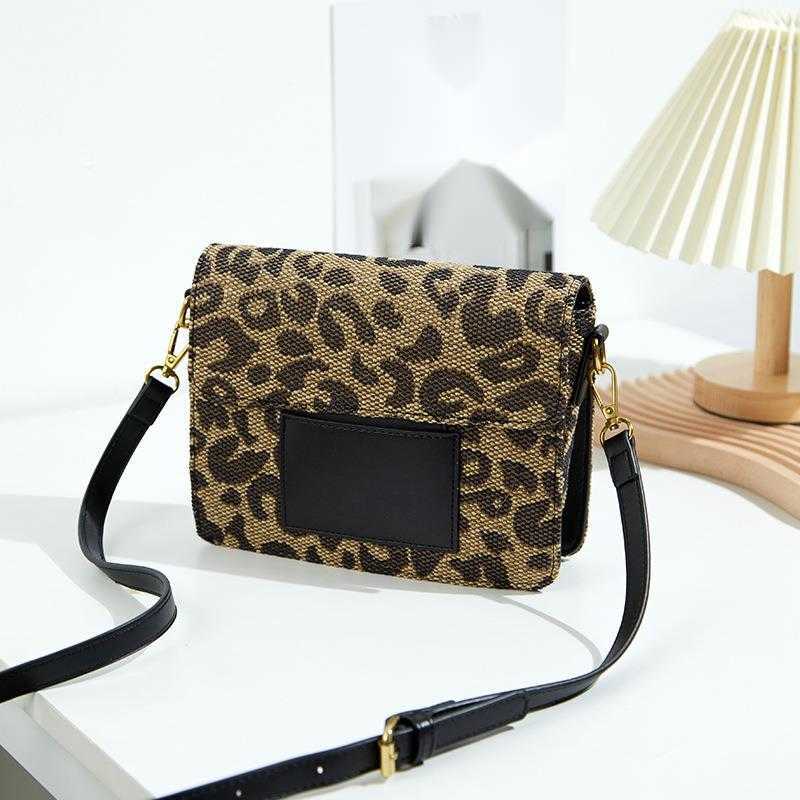 CMM Leopard Print Womens Armpit Bag Autumn Winter New Stylish and High End Shoulder Versatile Crossbody Small Square Bag