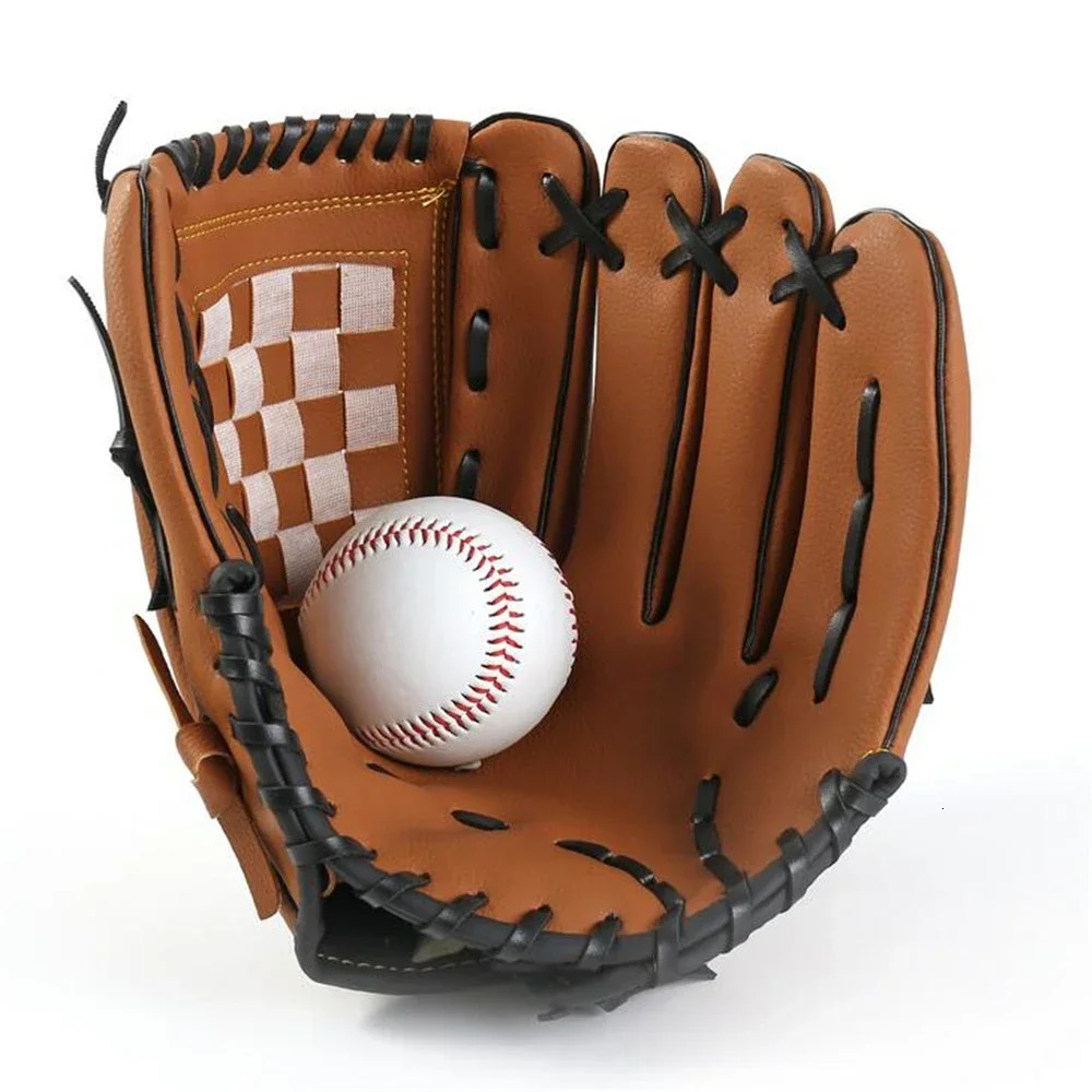 Outdoor Sport Baseball Glove Catcher Baseball Softball Training Practice Equipment Left Hand For KidsTeenagersAdults 241010