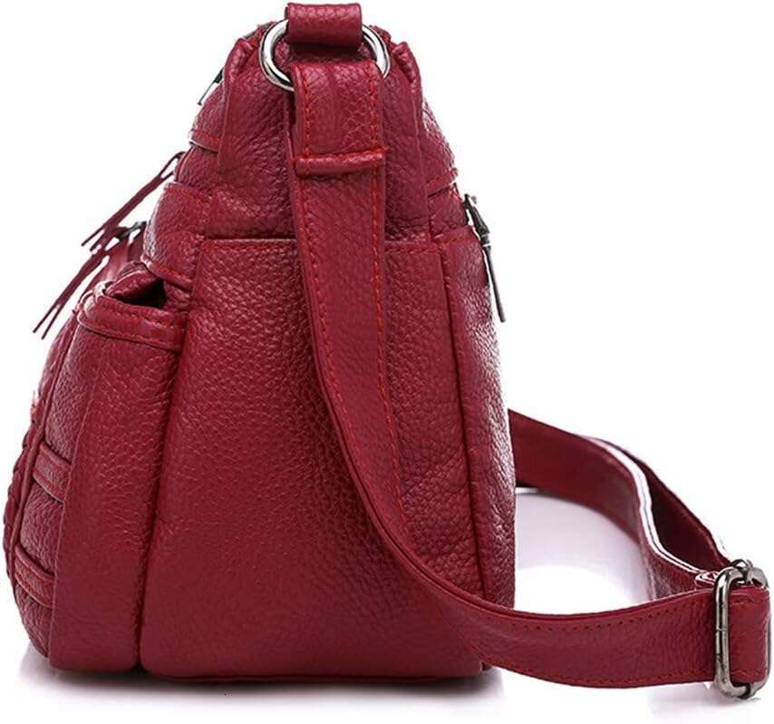 Shoulder Women, Soft PU Leather Purses with Multi Pockets Crossbody Bag Pocketboo for Daily Use Travel