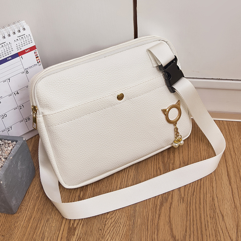 Girls Crossbody Bags Fashion Lady Wallet 5 Colour Classic Embroidered Small Square Bags Zipper Design Crossbody Shoulder Bag Tote Bag CRD2410102