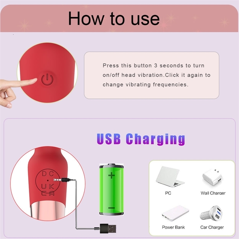 Mini AV Stick Vibrators for Women Powerful Click Vibrator Massager Female Sex Toys G Spot Clitoris Stimulator Adult Sex Products 240914