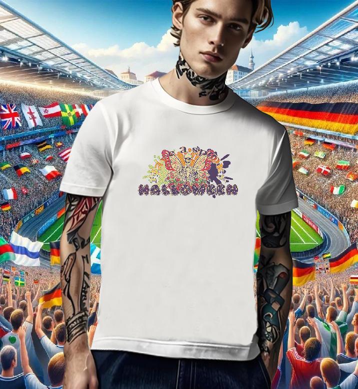 Comfortable Man T Shirts 100% Cotton 230g skull Home Outdoor Cartoon Printing M-4XL Crew Neck Couples T Shirts Customized Tops Tees