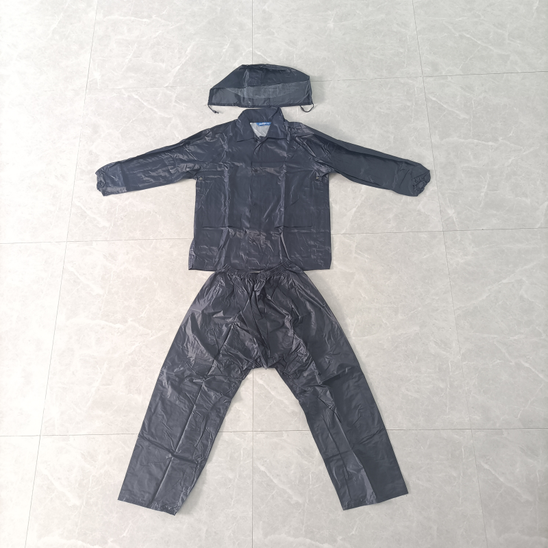 Comfortable adult raincoat set with waterproof material