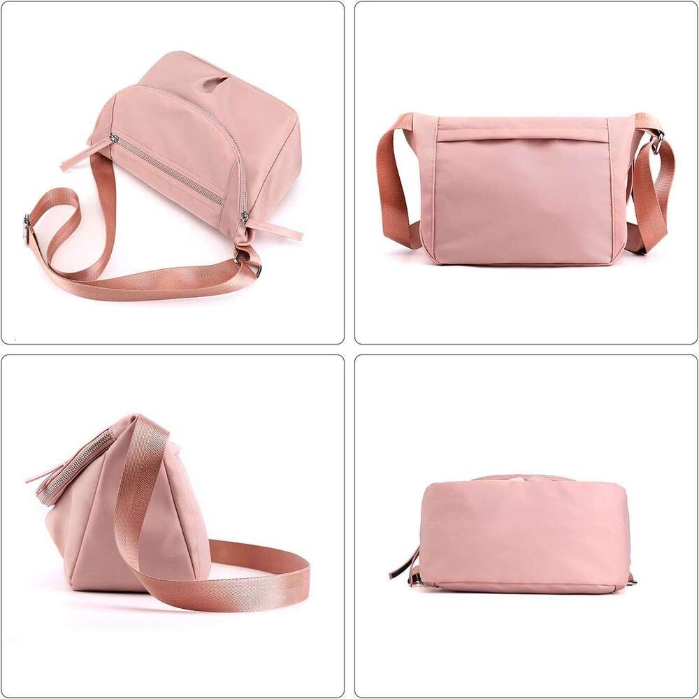 Bags Nylon Crossbody for Women Waterproof Messenger Purses Travel Shoulder Handbags Large Pocketboo