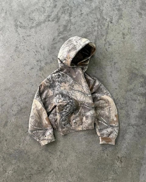 Streetwear Zip Hoodie Y2K Clothes Men Women Harajuku Gothic Retro Camo Graphic Oversized Hoodie Sweatshirt Fashion Casual Tops 241010