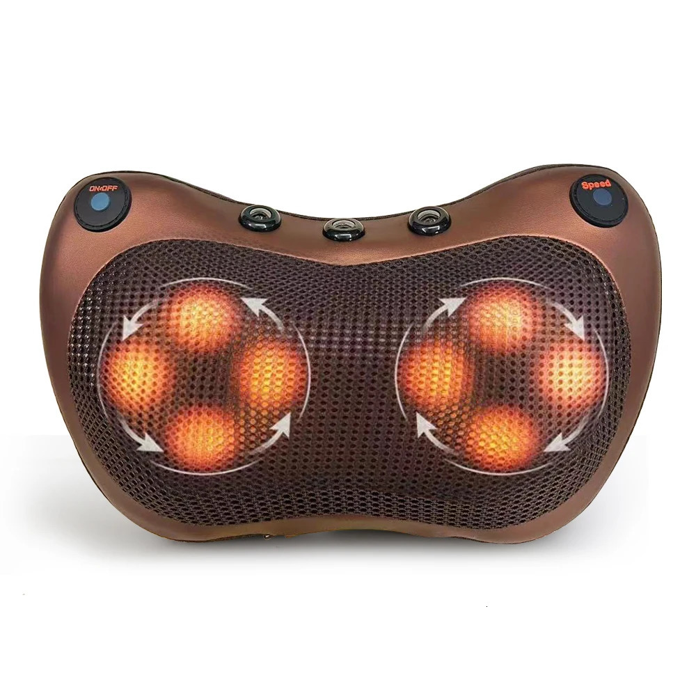 1-piece heated neck massager for kneeling down deep tissues in the back and neck electric back massage pad for relieving muscle pain 241008