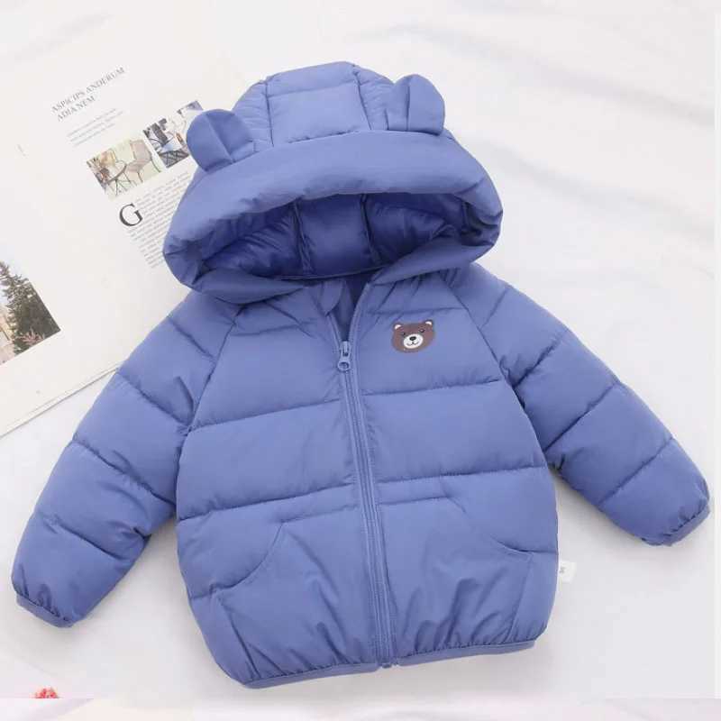 Down Coat Better Versatile Winter Jackets for Boys and Girls Sweet Cartoon Printed Hoodies Warm Jackets for 0-7 Year Old Baby Fashion Childrens Clothi