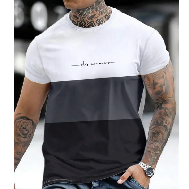 Short En Crew Neck Sleeve Letter Print Breathable Workout T Shirts Casual Top With Short Sleeves op s