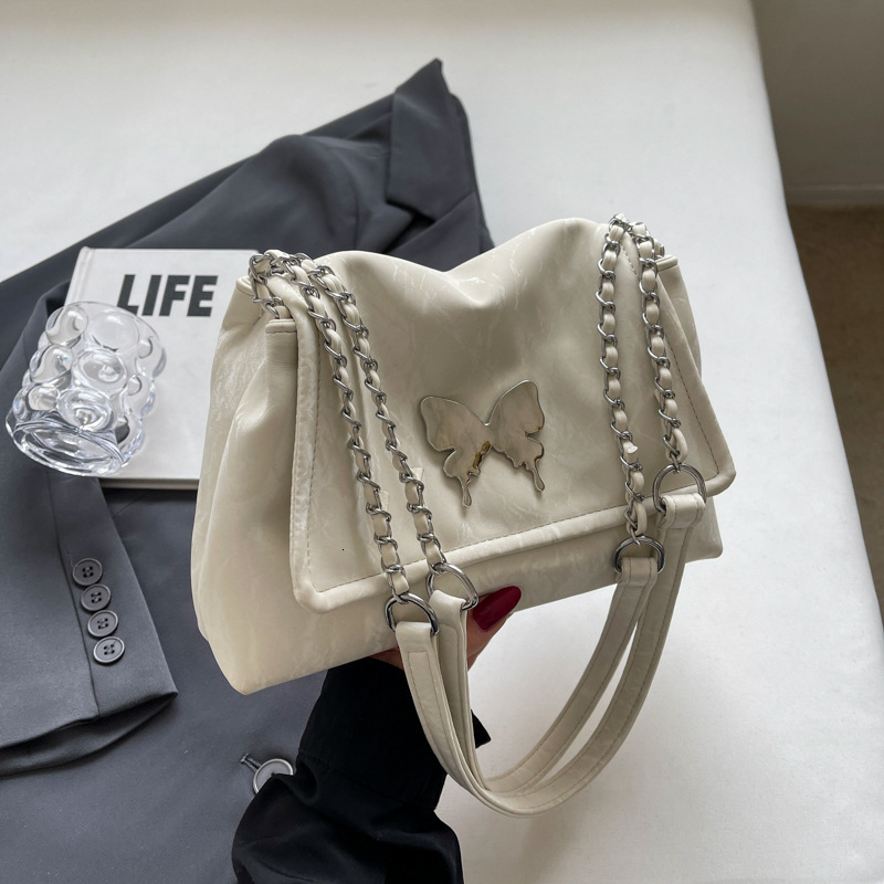 2025NEW high quality women s large capacity commuting butterfly element versatile tote for outdoor fashion travel trend single shoulder crossbody bag