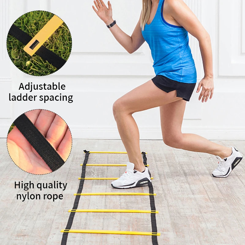 1 set of football speed fast agile training kit ladder 196 feet long 12 vibrations 241008