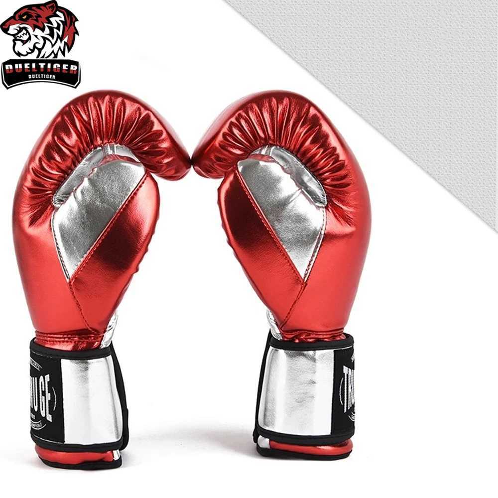Dueltiger Adult Fiber Boxing Gloves Muay Thai Training Gloves Free Boxing Beach Bag Fighting Fitness Accessories W241010