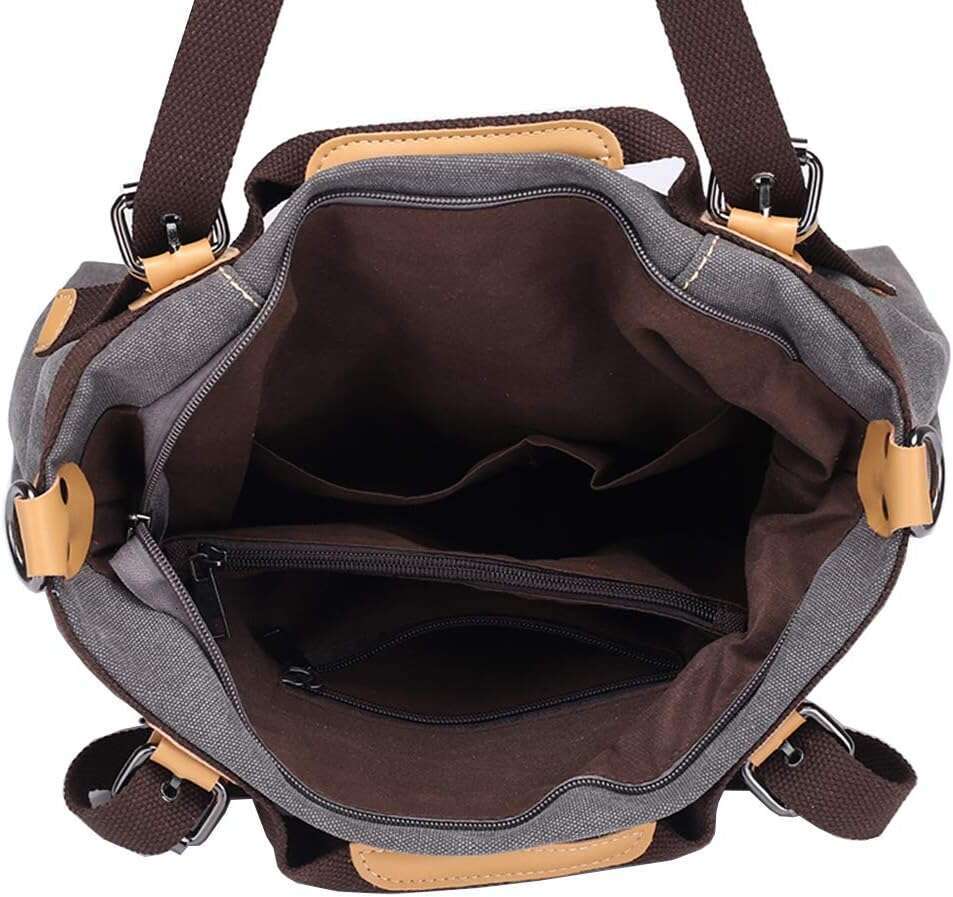 Women Hobo Handbags Canvas Casual Vintage Shoulder bag Daily Purse Tote Crossbody Shopper Bag