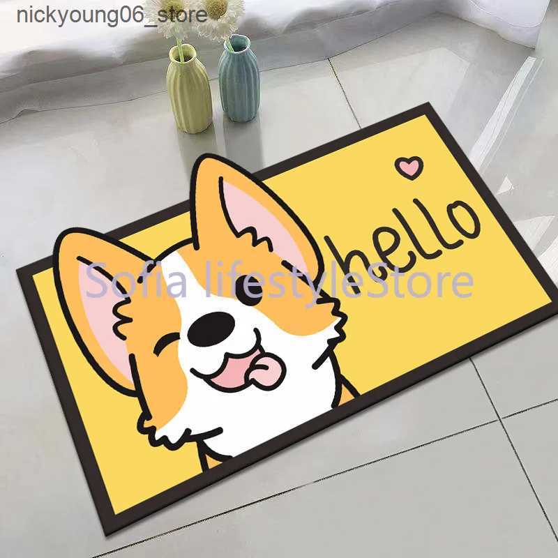 Non-Slip Bath Mats Cartoon Shaped Bathroom Floor Mat Diatom Mud Cushion Toilet Door Absorbent Bathroom Foot Mat Foot Mats L240910