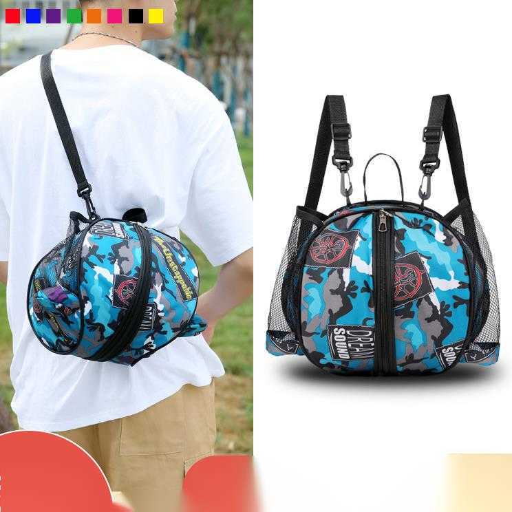 Basketball Backpack, Adult and Children's Shoulder and Shoulder Storage Bag, Training Specific Basketball Football Bag 241015