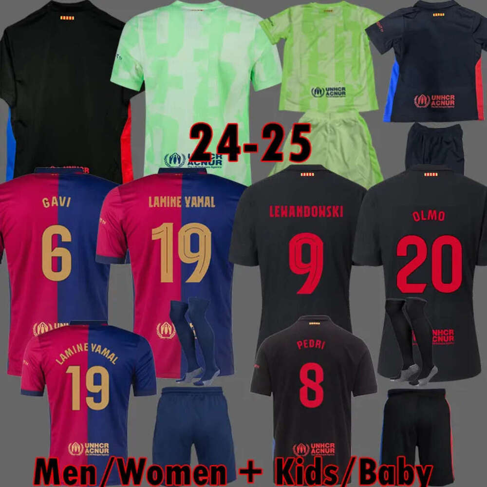 25 24 PEDRI GAVI soccer jerseyS LEWANDOWSKI FC FERRAN camiseta barcelone de futbol LAMINE YAMAL CUBASI 2024 2025 football shirt anolecrab kits men kids sets 3XL 20 20