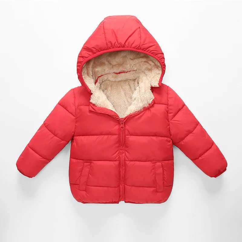 Down Coat 2024 new winter fashion childrens cotton coat men and women baby thickening warm coat clothes boys and girls plush down cotton H241010