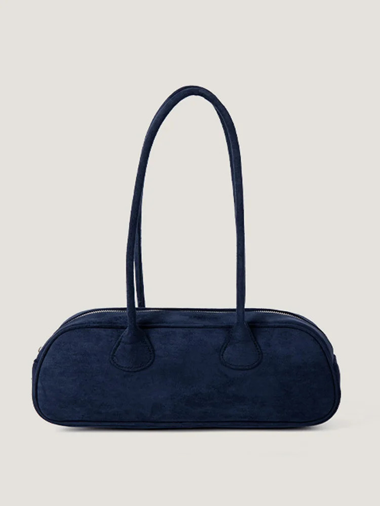 Faux Suede Women One Shoulder Bags Autumn Winter Vintage Velvet Soft Handbags Solid Color Lady Daily Out Top-Handle Bag 241009