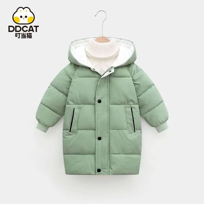 Childrens cotton mens clothing baby winter warm thick coat Korean childrens winter cotton lined jacket 240927