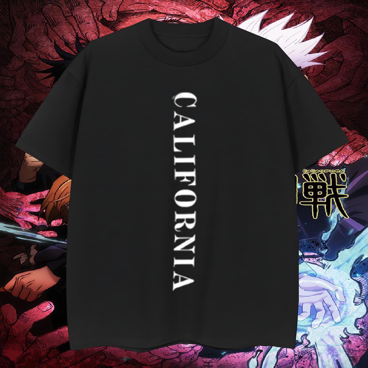 Loose T Shirts Men 230g Pure Cotton letter Outdoor Custom Anime Breathable Crew Neck Tshirts Casual New Clothes