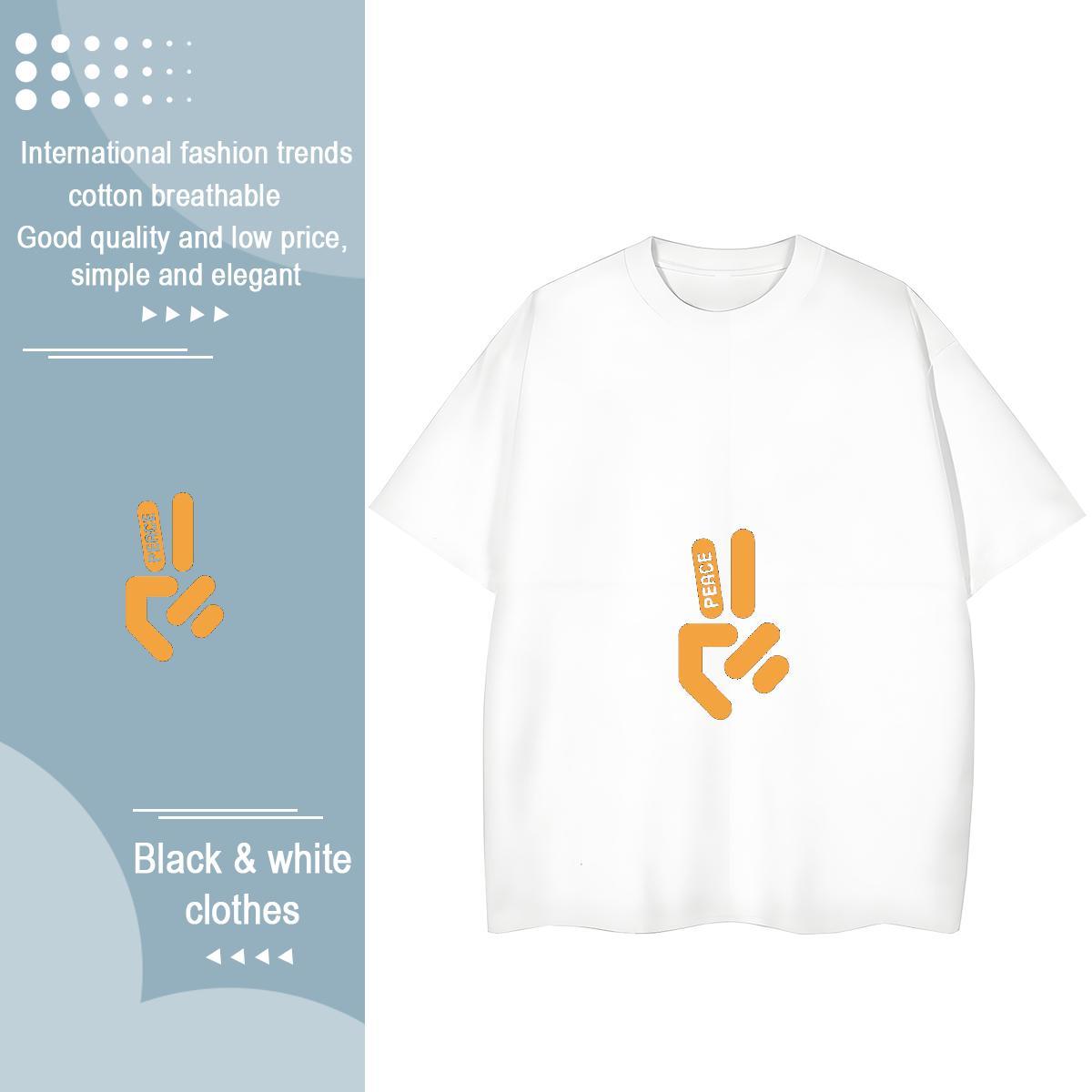 Brand Womens T Shirts 230g Pure Cotton Breathable Crew Neck Outdoor hands Woman Tshirt Soft Anime Top Shirts