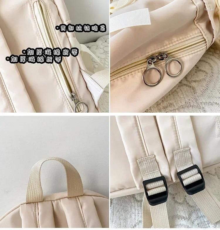 2025 NEW School Bags Backpack Fresh And Sweet Middle Schoolbag High Capacity Korean Junior Student Girl zhanyishengli