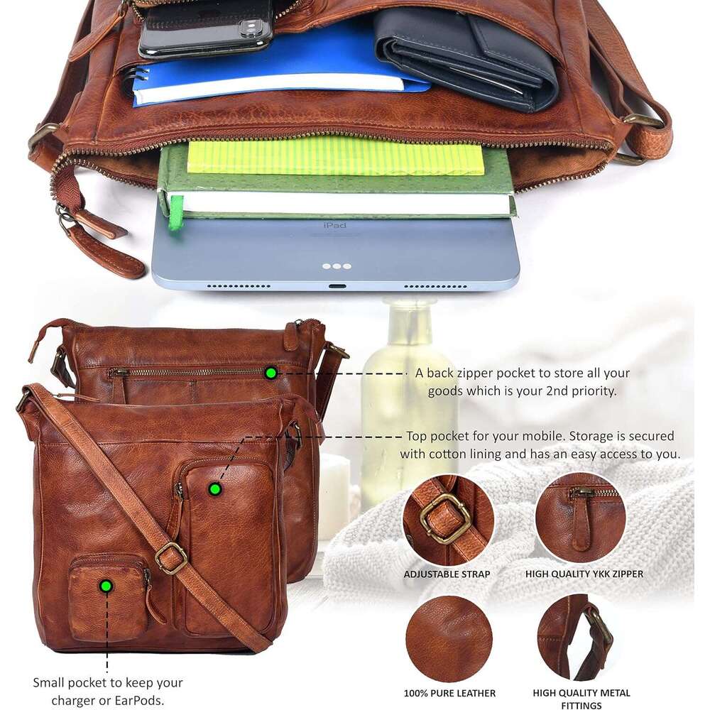 Leather Crossbody Bags Women Trendy Shoulder Sg Purses Ladies Handbags Mothers Day - Gifts For Her