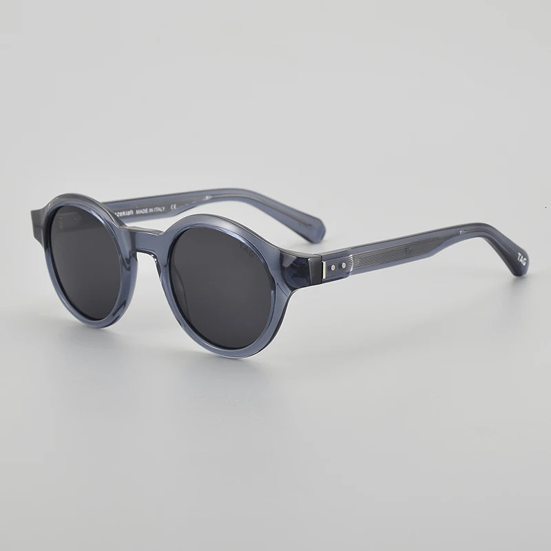 TAG Hezekiah vintage Polarized Sunglasses Men Women Retro round Driving Sun glasses Fashion UV400 acetate Sunglass 241007