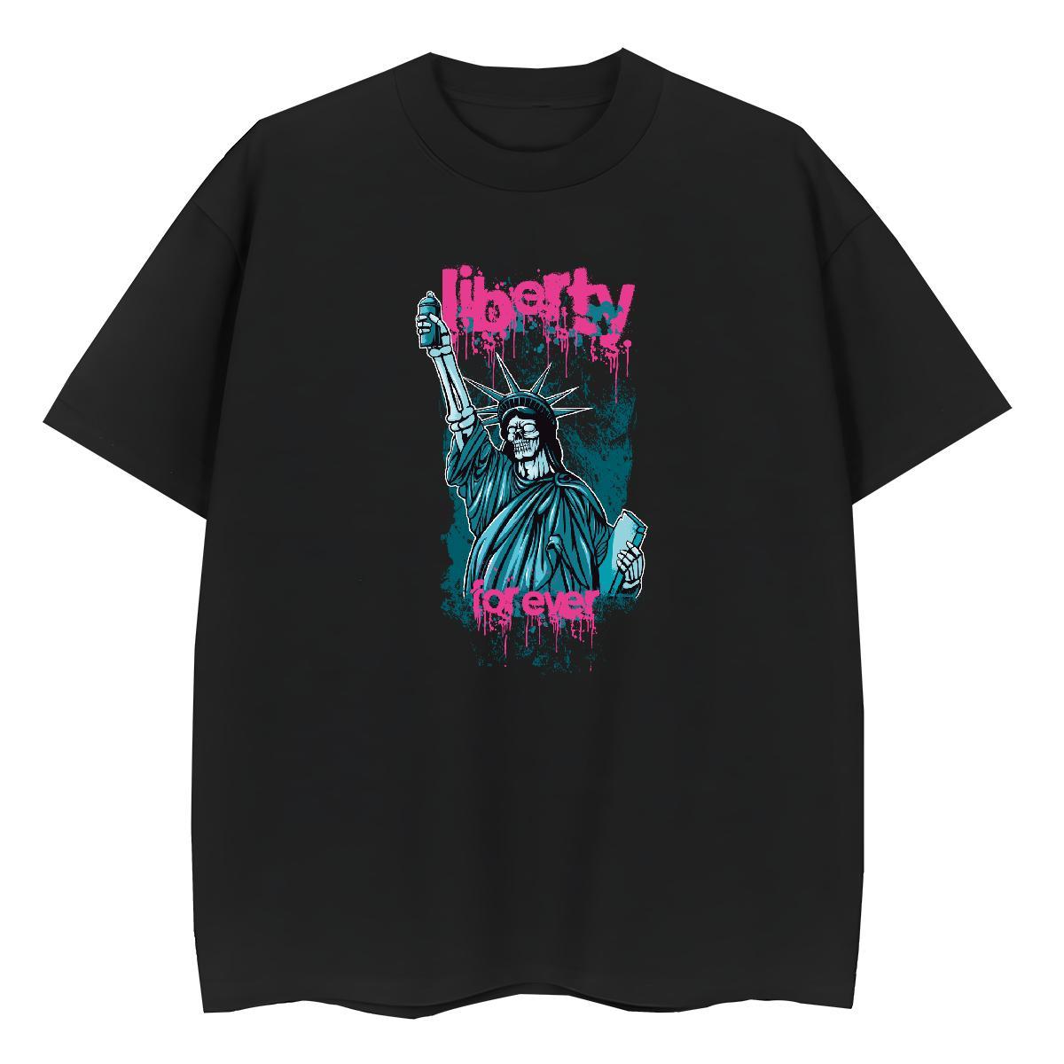 2024 Designer Woman T Shirts 230g Cotton Round Neck Short Sleeve Casual Daily Wear skull Couples T Shirts Unisex White Plus Size Top Tees