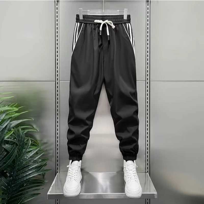 Large size mens summer pants mens sports mens tailoring mens Trouser Korean popular clothing jogging sportswear gym runners running goods W241009
