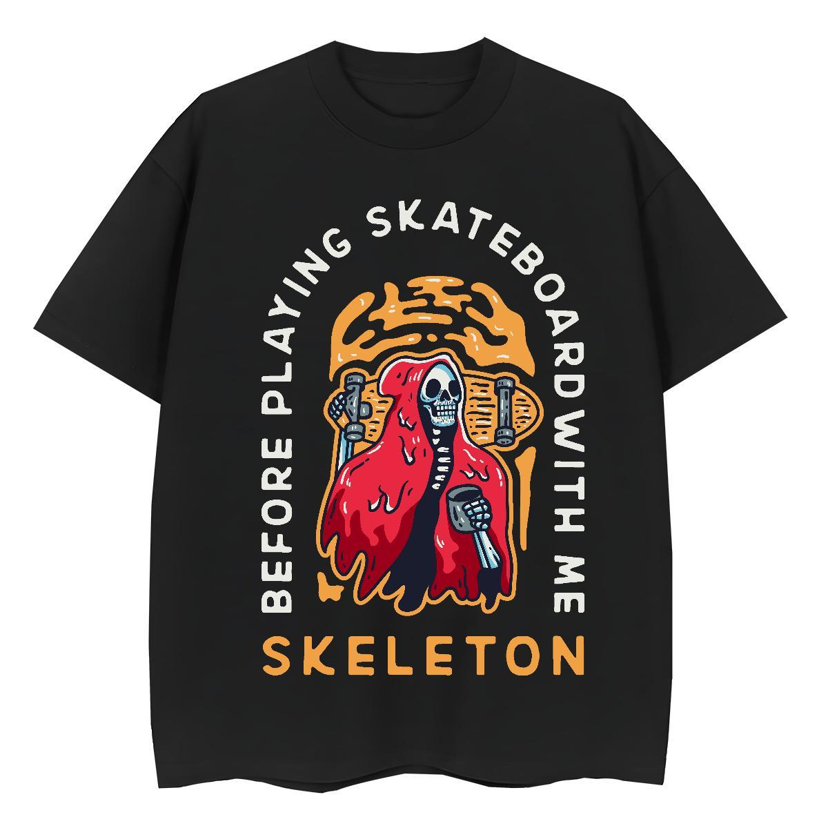 2024 Designer T-Shirts for Women 100% Cotton 230g Short sleeve Soft Casual Sport skull Womens Tshirts Designer Nice Custom Printed Tops