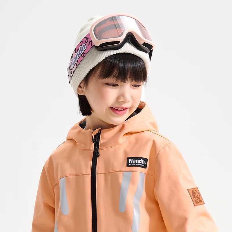 NANDN childrens skiing goggles double-layer anti fog and windproof skiing goggles CL241010