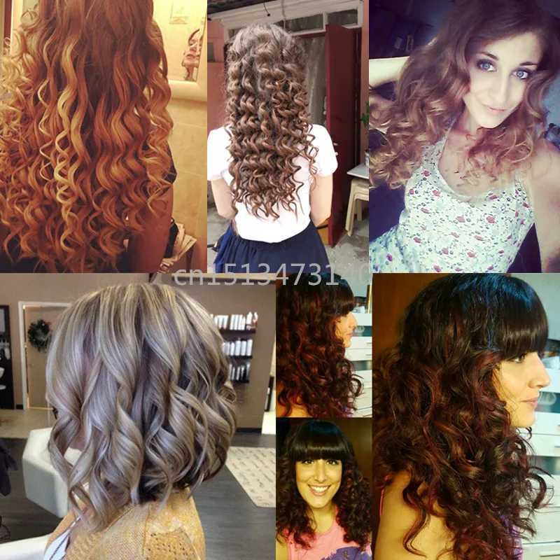 conical For curlers barber shop curling iron single tube ceramic glaze cone electric hair curly hair 110-240 - vXJ2410