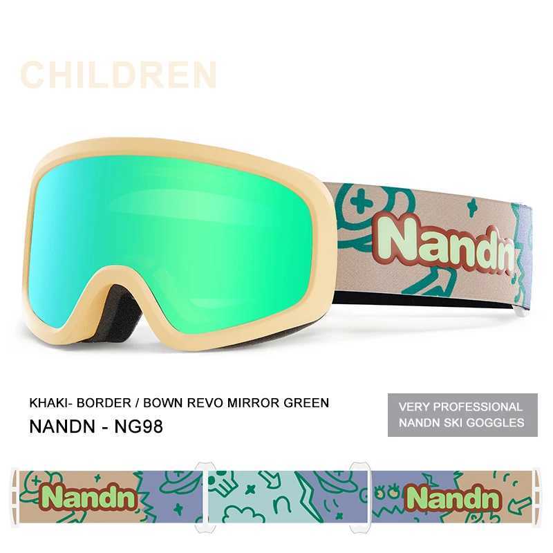 NANDN childrens skiing goggles double-layer anti fog and windproof skiing goggles CL241010