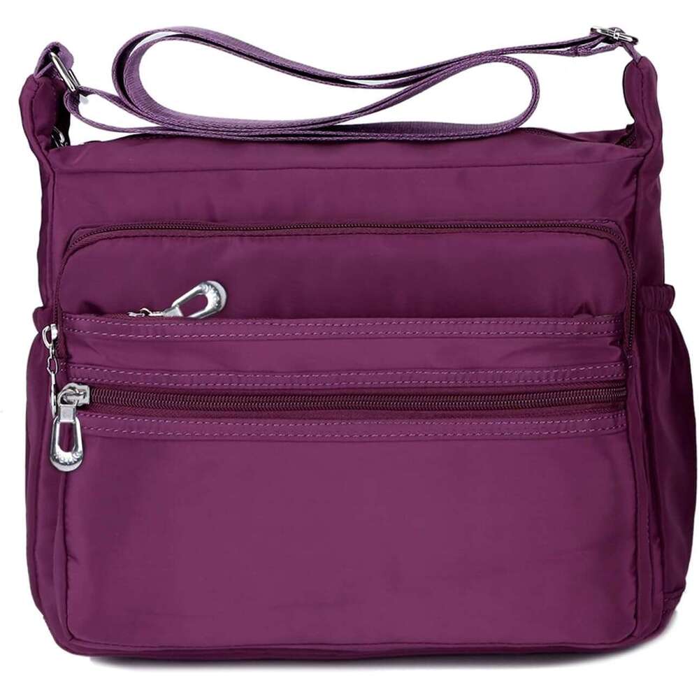 Crossbody for Women Waterproof Shoulder Messenger Bag Casual Nylon Purse Handbag