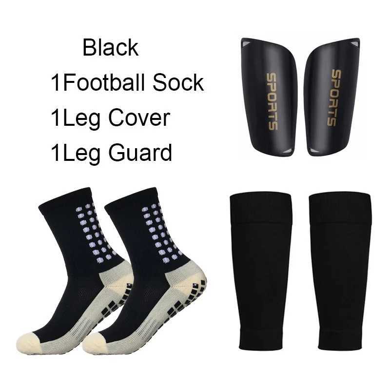 3-piece set of anti slip soccer shoes mens outdoor sports grip soccer shoes Shin Guards soccer shoes Shin Pads soccer shoesW241010