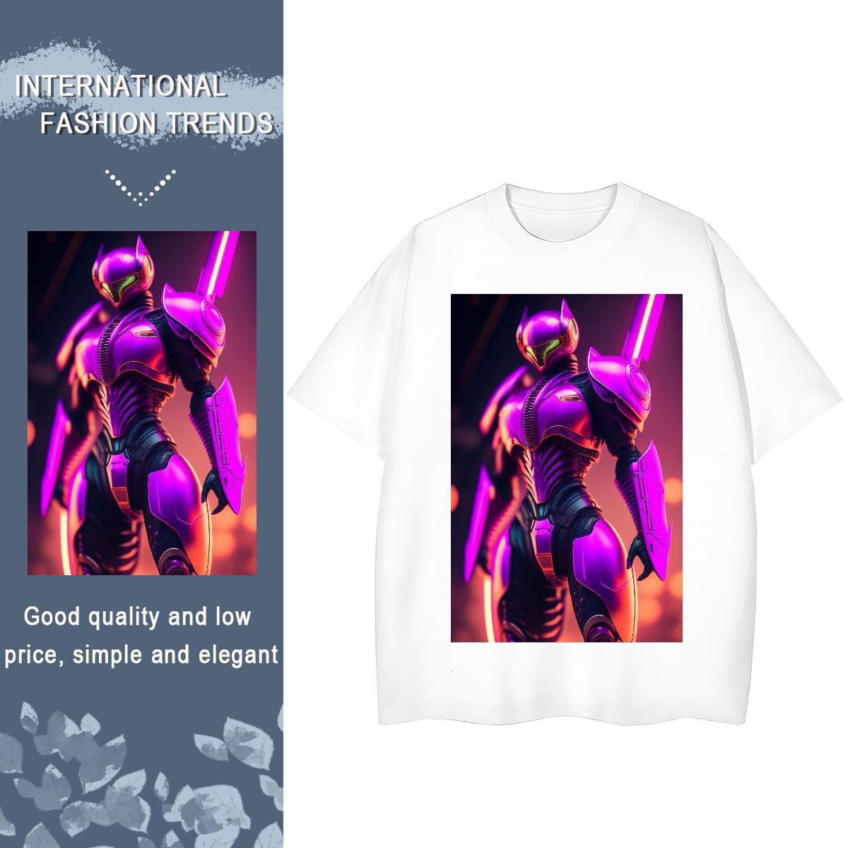 TOP Quality T Shirt For Woman 230g Pure Cotton Crew Neck Beach portrait Lady T shirt Free Shipping Customized Tops