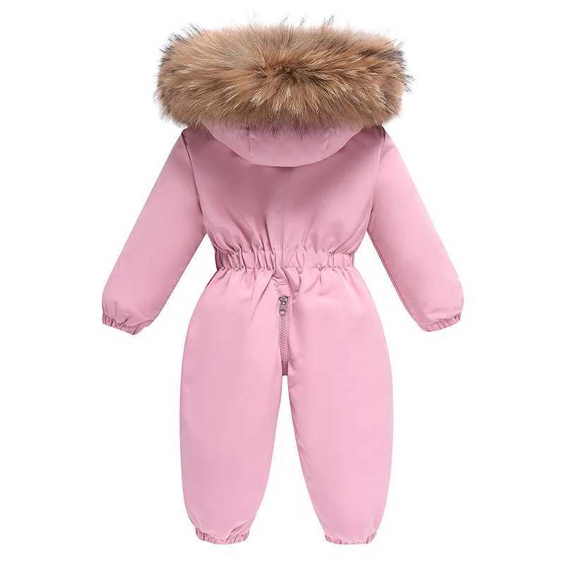 Down Coat Winter Baby Clothes Thick Warm Snowsuits toddler Boy Hooded down Jacket s Coats Outerwear overcoat -30 little girls clothing H241010