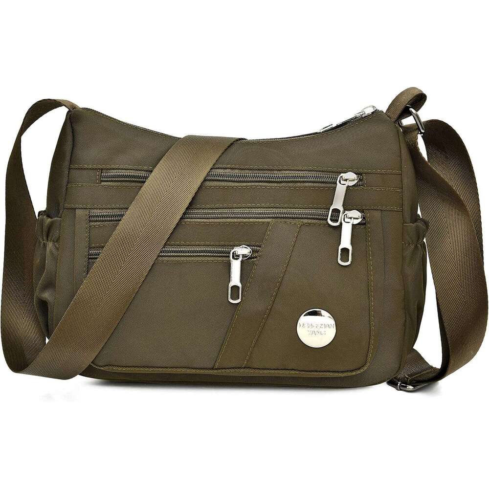 Crossbody for Women Casual Handbags & Shoulder Bags Nylon Tote Lightweight Waterproof Messenger Anti Theft Bag
