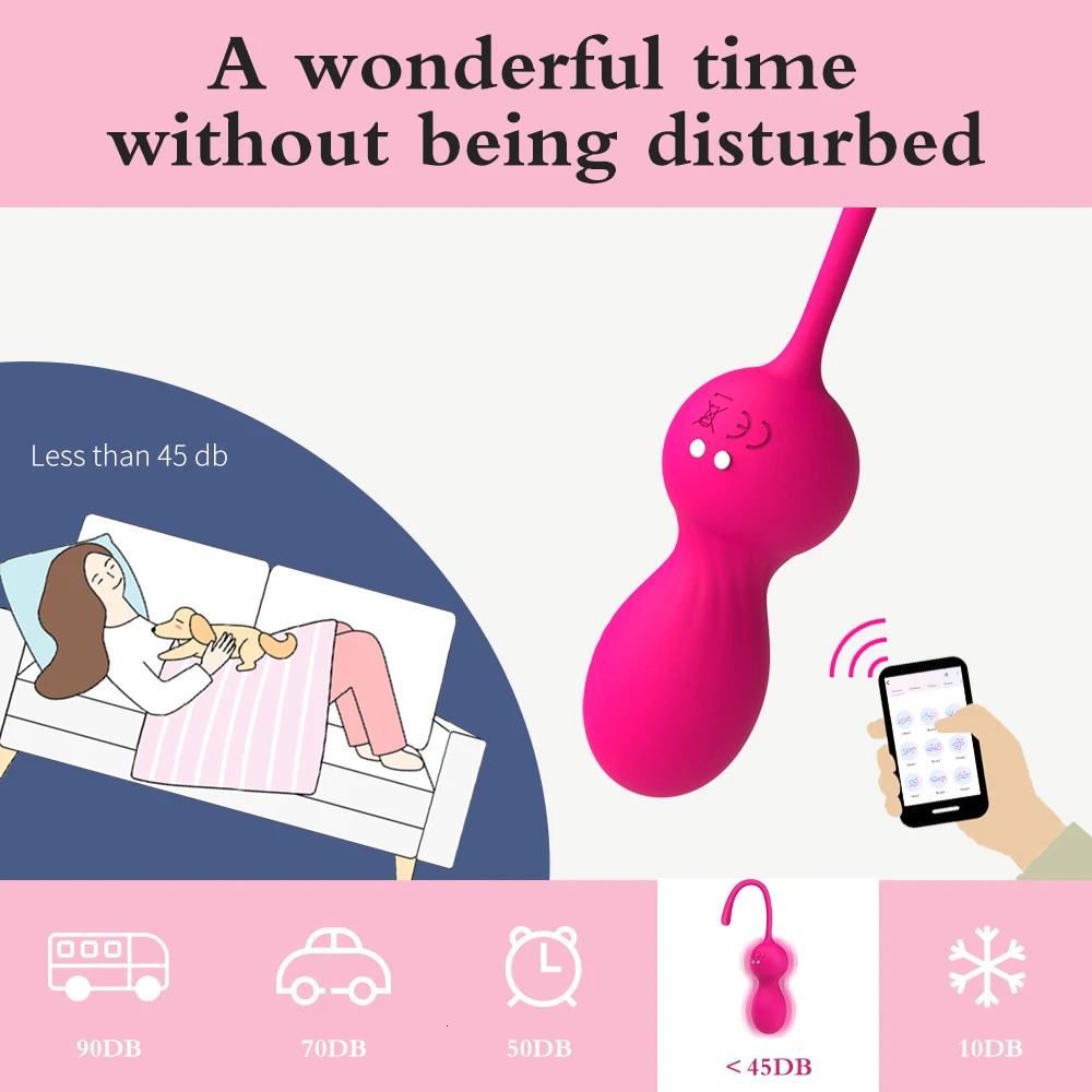 Remote control egg vibrator vibrating vagina Kegel ball Gspot stimulator wearable underwear sex toy 241009